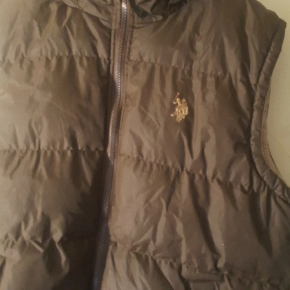 US Polo Assn. Hooded Puffer Vest with Hood